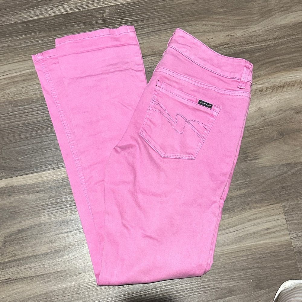 White House Black Market pink slim ankle sz 0R